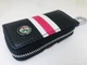 Ключница для авто KeyHolder Prestige Car ALFA ROMEO Черно-белая с красным - изображение 2