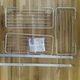 Прямая большая полка для ванной из алюминия Ermo EM13711 Rectangular (3 cell) Silver - изображение 2