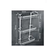 Прямая большая полка для ванной из алюминия Ermo EM13711 Rectangular (3 cell) Silver - изображение 4