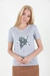 Футболка MissFashion 6066 з принтом (Сірий 48) - зображення 2