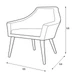 Стілець із підлокітниками Shell Fameg 66x68x64 (B-1234) 035990 - изображение 3