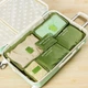 Набор дорожных органайзеров Laundry Pouch Travel 6 шт зеленый - изображение 5