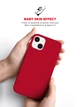 Силиконовый чехол для Apple iPhone 13, ICON2 Case, Красный, противоударный, панель, защита всего корпуса, матовая поверхность Soft Touch, выступает над дисплеем, совместим с защитными стеклами и пленками, с микрофиброй, ArmorStandart (ARM60483) - изображение 8