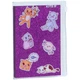 Блокнот Kite силиконовая обложка, 80 л., Purple cats (K22-462-2) - изображение 2