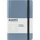 Блокнот Axent Partner Soft, 125х195, 96л, клет, серебряно-синий (8206-14-A) - изображение 1