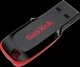 Флеш-накопичувач SANDISK USB 2.0 CRUZER BLADE 32GB BLACK/RED - изображение 2