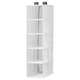 Вешалка IKEA RASSLA 25x40x98 см белая 504.213.38 - изображение 8