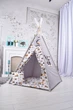 Палатка-Вигвам WIGWAMHOME Строительная техника 110х110х180см серая - изображение 1