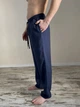 Чоловічі лляні штани темно-сині XXL - linen island (132743) - зображення 3