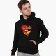 Худі чоловічий дятел Вуді Вудпекер (Woody Woodpecker) (9225-2871-1) Чорний S - зображення 3