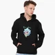 Худі чоловічий Морті Сміт Рік і Морті (Morty Smith Rick and Morty) (9225-2945-1) Чорний S - зображення 2