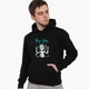 Худі чоловічий Рік Санчез Рік і Морті (Rick Sanchez Rick and Morty) (9225-2948-1) Чорний S - зображення 3