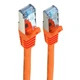 Патч-корд L&W ELECTRONICAL 0.5м, S/FTP, cat.6A, RJ45, медь, оранжевый, PC005-C6A-050OR - изображение 1