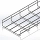 Лоток сетчатый CMS 200х50х2500, проволока Ø4 мм, белый цинк CMS-WBC4-20050Z - изображение 1