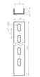 Швеллер CMS 28x14х1.5 мм (L-2000 мм) CMS-WCS2814 - изображение 2