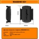 Датчик скорости | каденса Magene S3+ Bluetooth 4.0 и ANT+ для Garmin | Polar | Bryton | lezyne | Wahoo | CatEye - зображення 4