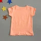 Футболка "Котик" Hacali kids для девочки 86-92 см Персиковая 18707 - изображение 2