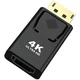 Переходник U&P DisplayPort - HDMI 4K 0.1 м Black (WAZ-HD82-BK) - изображение 1
