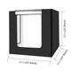 Световой лайткуб (фотобокс) для предметной съемки Puluz PU5080EU 80x80x80см + 3 фона - изображение 2