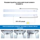 Световой лайткуб (фотобокс) для предметной съемки Puluz PU5060EU 60x60x60см + 5 фонов - изображение 6
