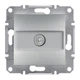 Розетка TV Schneider Electric Asfora концевая (1 дБ) алюминий EPH3200161 - изображение 1