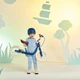 Беговел Алюминиевый B'TWIN RUNRIDE 900 от 2 до 5 лет ( от 85 до 105 см) с Ручным Тормозом Синий - изображение 2