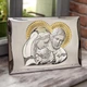 Ікона срібна Свята Родина з позолотою 28x40см 81301 6LORO - зображення 2