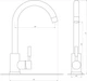 Смеситель для кухни Globus Lux ALPEN SBT1-203S-GRAY - изображение 2