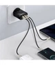 Сетевой адаптер Baseus Compact Quick Charger 30W USB Type-C + 2 USB QC+ PD CCXJ-E01 Черный - изображение 2
