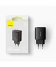 Сетевой адаптер Baseus Compact Quick Charger 30W USB Type-C + 2 USB QC+ PD CCXJ-E01 Черный - изображение 8