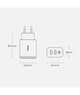 Сетевой адаптер Baseus Compact Quick Charger 30W USB Type-C + 2 USB QC+ PD CCXJ-E01 Черный - изображение 9