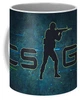 Кружка КС:ГО CS:GO Контр Страйк Dark logo CS:GO 03.140 - изображение 1