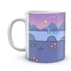 Чашка с принтом Pusheen Пушин вечер РС.02.379 Кружка керамическая 0,33 - изображение 4