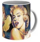 Кружка Marilyn Monroe Мерилін Монро арт кераміка, білого кольору 330мл - зображення 3