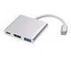 Кабель-перехідник Master Type-C - USB 3.0/Type-C/HDMI - зображення 1