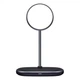 Зарядний комплекс Baseus Swan 2in1 Magnetic (бездротовий магнітний стенд для Apple 12 7.5W та майданчик 10W/7.5W/5W) з мережним адаптером та кабелем Type-C 3A - зображення 5