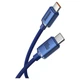 USB кабель Type-C на Type-C для iPad/Android/ПК/MacBook Baseus Crystal Shine Series (100W, 2m). Blue - изображение 2