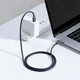 USB кабель Type-C на Type-C для iPad/Android/ПК/MacBook Baseus Crystal Shine Series (100W, 1.2m). Black - изображение 9