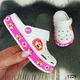 Крокси сабо дитячі для дівчинки Dago Style білі з бджілкою р 27 (17 см) 1229 - зображення 5