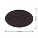Нашивки для ремонта одежды Embroidery Extrim Style 65x40 мм 10 шт (68801) - изображение 4