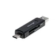 3 в 1 Картрідер USB3.0/TypeC/microUSB/ до 2Tb SD/SDHC/SDXC/MicroSD/MicroSDHC/XC CR-575 - изображение 5