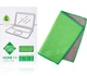 Cалфетка GreenWay Green Fiber HOME Р4, Файбер для экранов, серо-зеленый (08068) - изображение 1