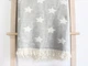 Плед-накидка Barine - Wool Star Throw Grey сірий 135*170 - зображення 3