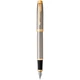 Ручка перьевая Parker IM 17 Brushed Metal GT FP F (22 211) - изображение 1