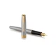 Ручка перьевая Parker SONNET 17 Stainless Steel GT FP F (84 111) - изображение 3