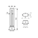 Лампа для ультрафиолетового стерилизатора воды Osram HNS S/E 7W 2G7 (4008321383891) - изображение 3