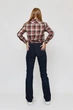 Джинси Wrangler Iris Regular Bootcut (W254NY197) Темно-синій 28-34 - зображення 2