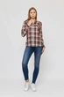 Рубашка Wrangler Check Shirt Regular Fit (W5240LUWY) Зеленый, розовый S-00 - изображение 1