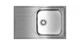 Мойка кухонная Teka - UNIVERSE 50 1B 1D MAX ПОЛИРОВАННАЯ 115110020 - изображение 2