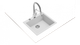 Мойка кухонная Teka - FORSQUARE 50.40 TG УЛЬТРА БЕЛЫЙ 115230009 - изображение 2
